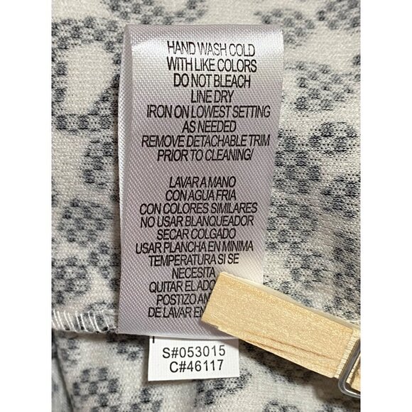 Sandra Darren Fit & Flare Dress Women's Size 12 Black & White Animal Print NWT - Picture 11 of 11